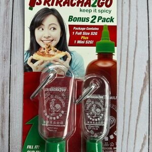 Sriracha2Go Bonus 2-Pack Portable Sriracha Sauce Bottles